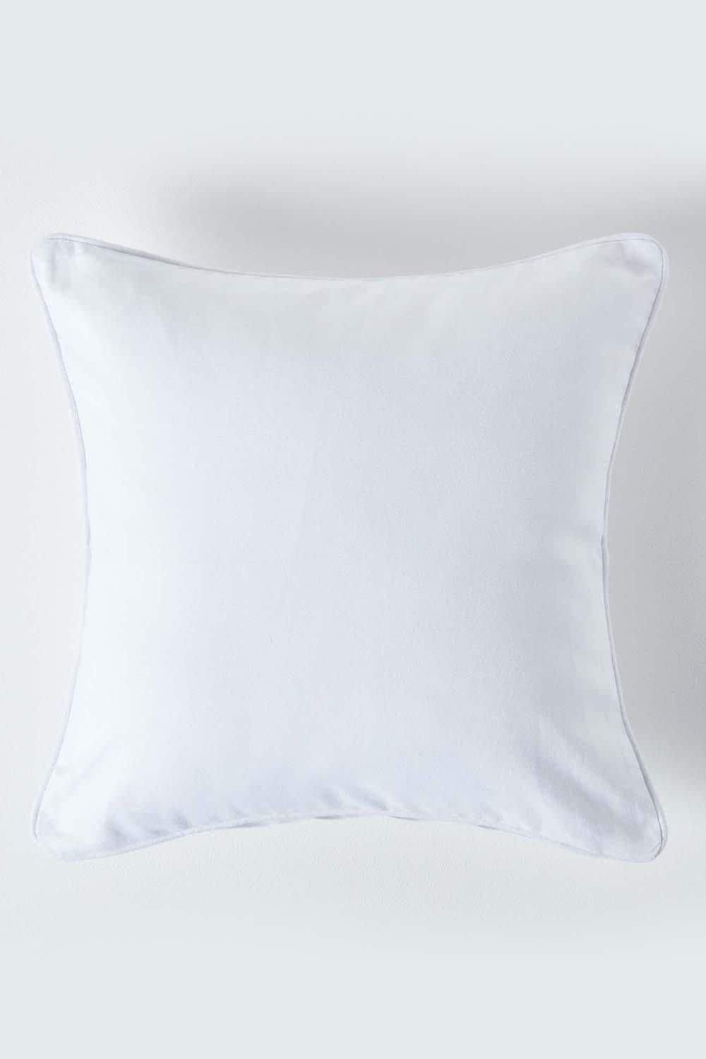 Homescapes Cotton Plain Cushion Cover image 1