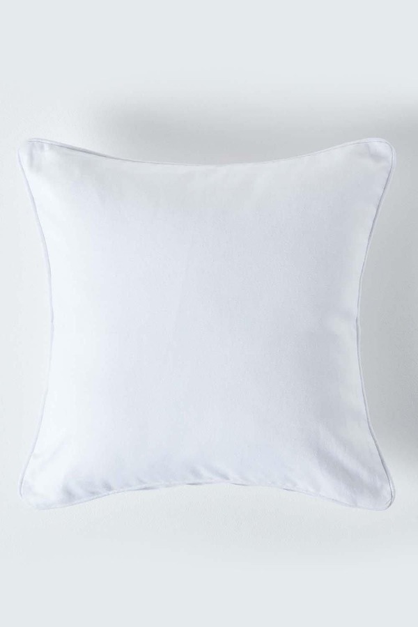 Homescapes Cotton Plain Cushion Cover