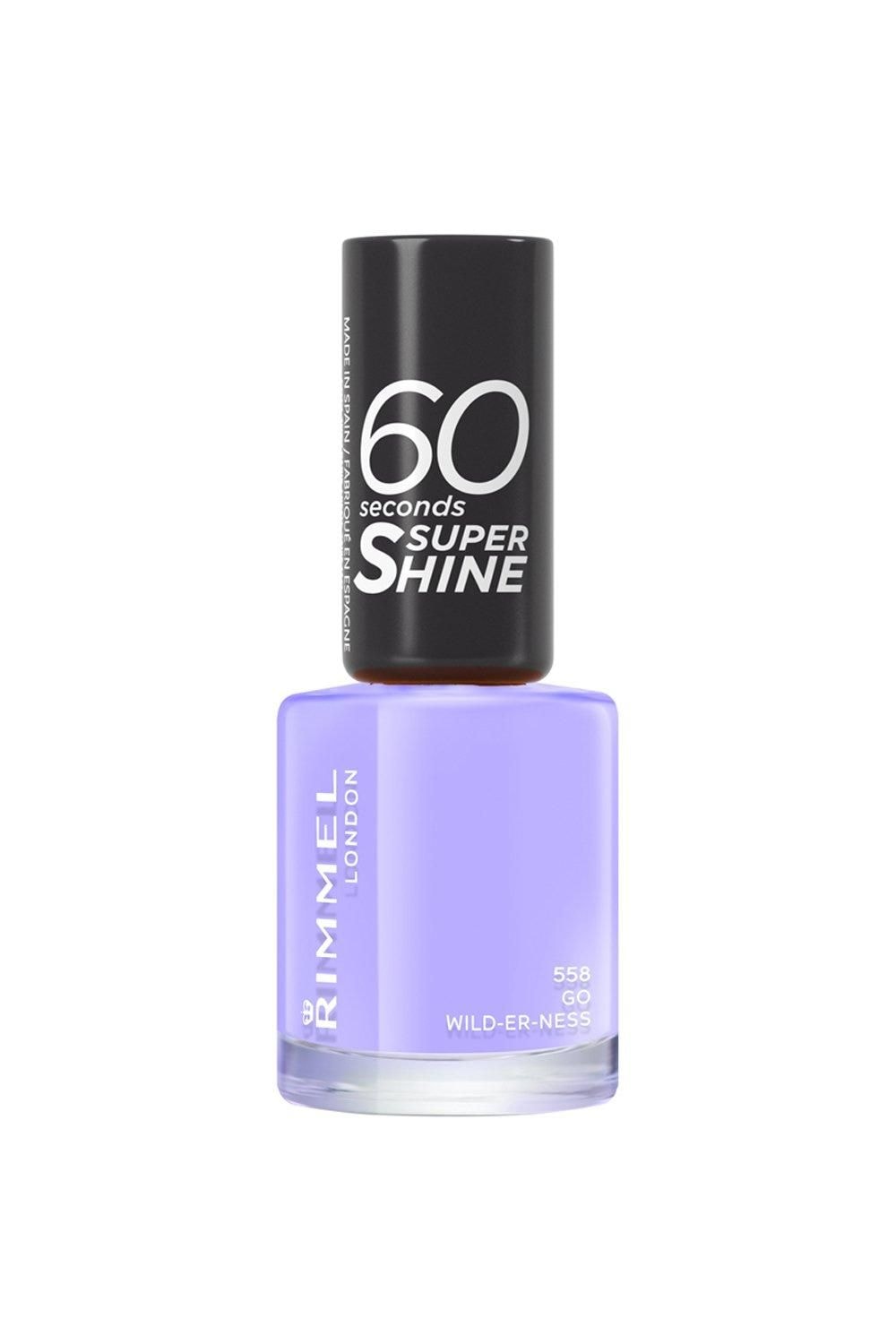 Rimmel London 60 Seconds Super Shine Nail Polish Go Wilderness image 1