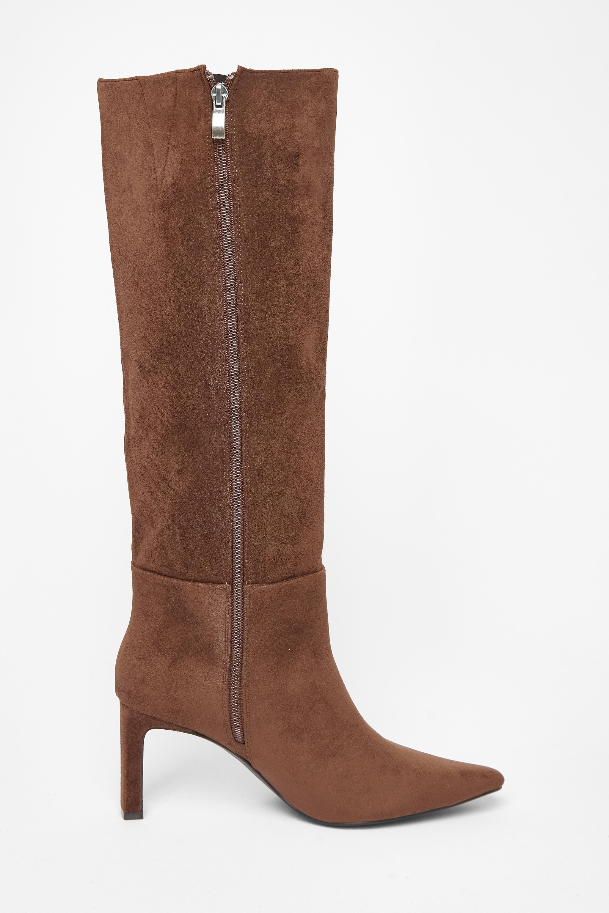 Quiz Brown Knee High Boots image 5
