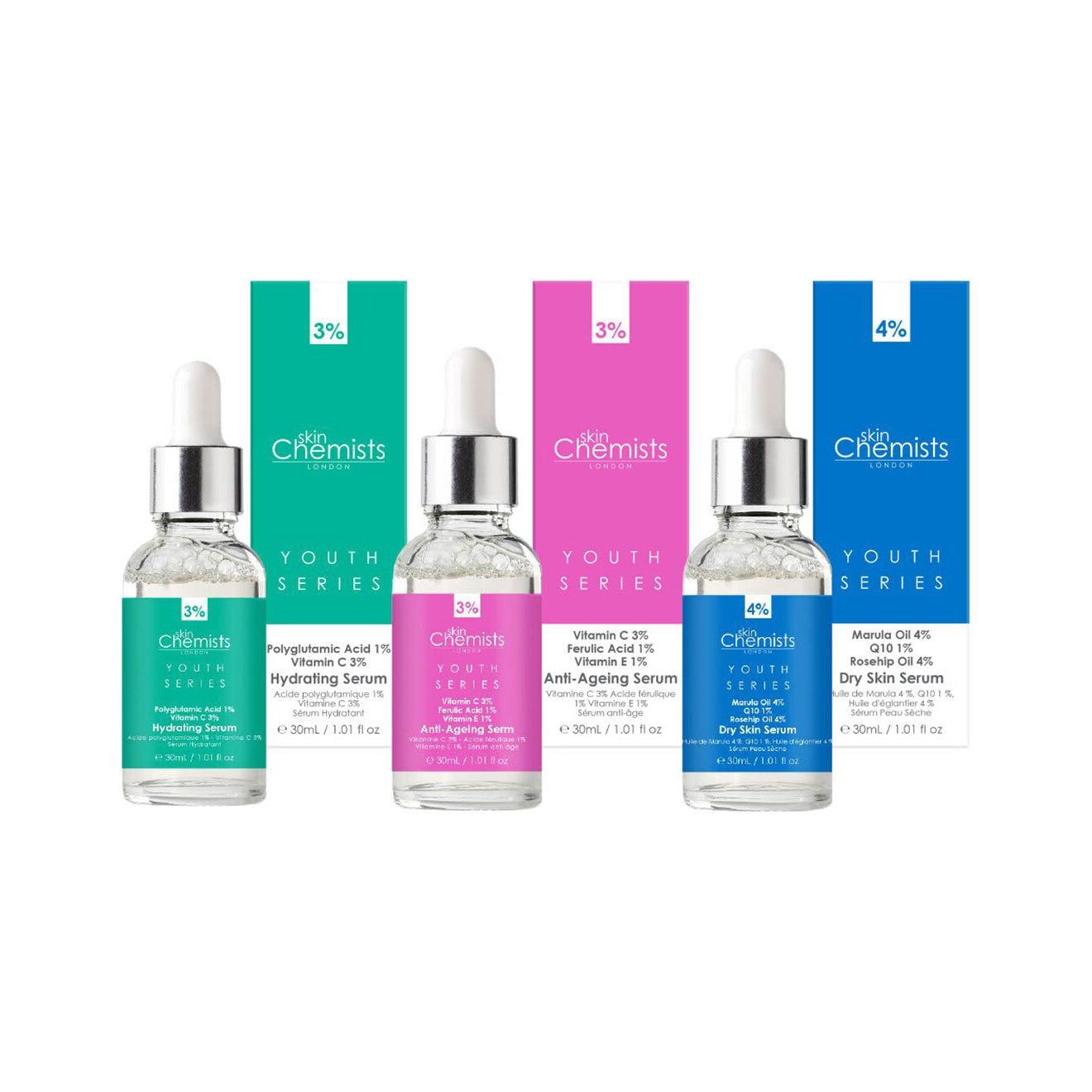 skinChemists Youth Series Anti-Ageing Serum Combo Pack image 2