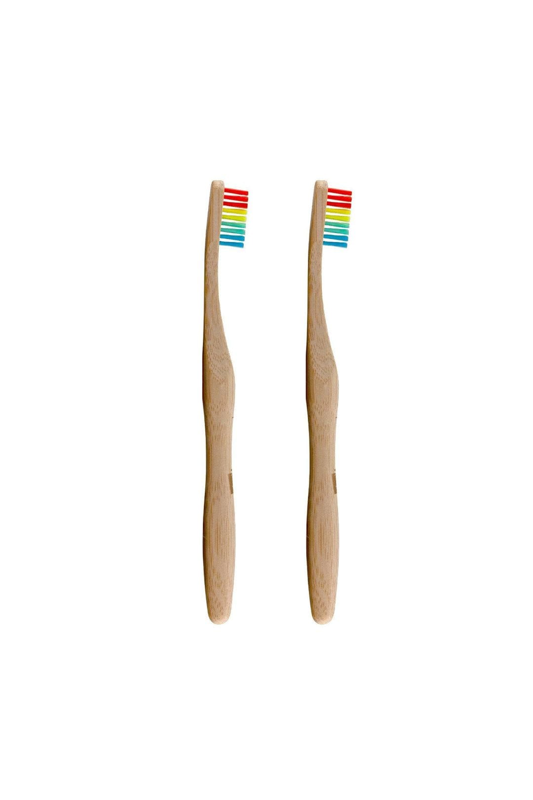 Dr. Botanicals Bamboo Toothbrush Rainbow Twin Value Savings Pack image 1