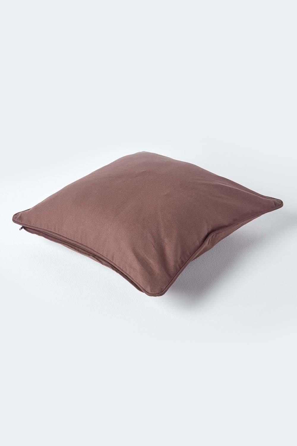 Homescapes Cotton Plain Cushion Cover image 3