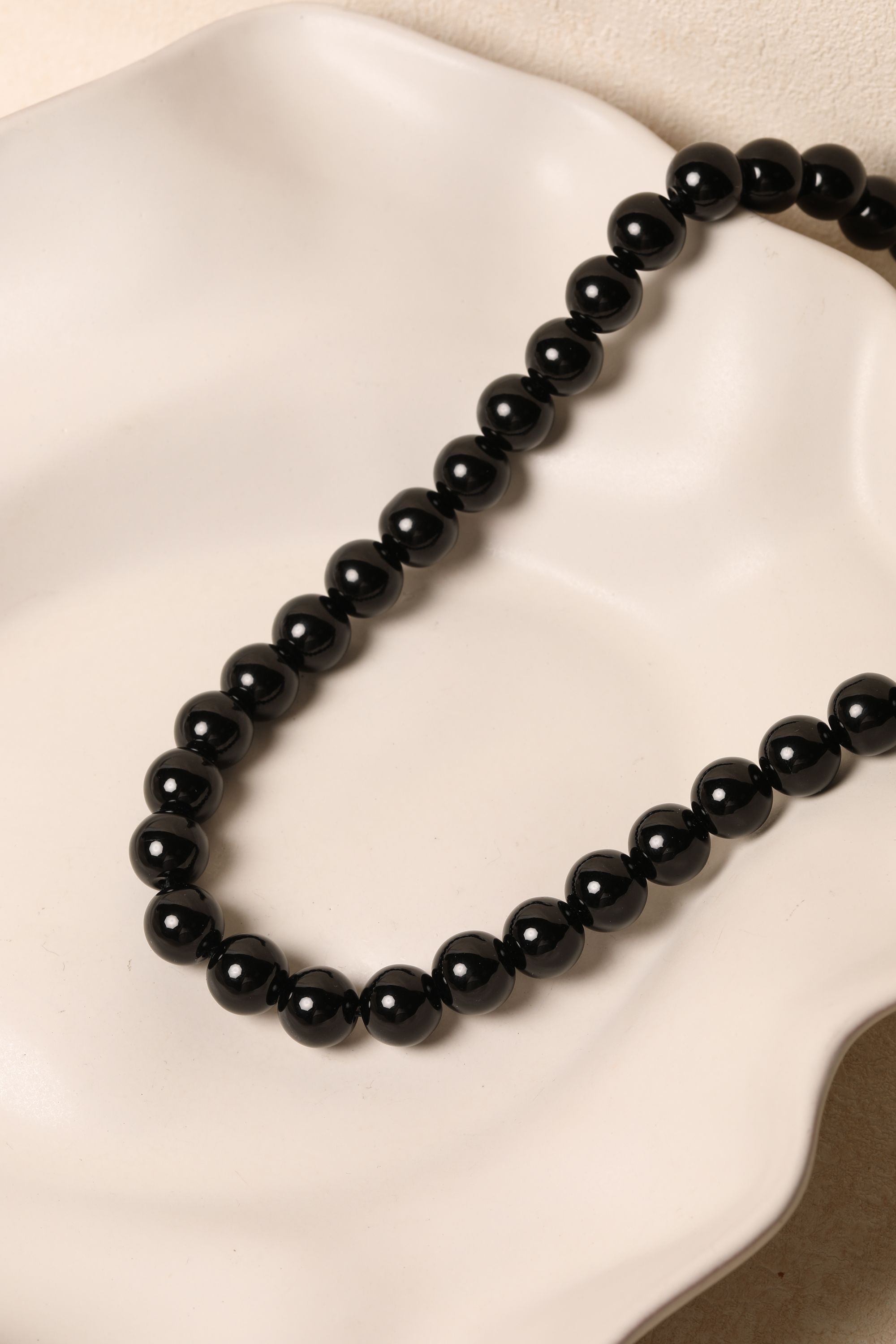 Jon Richard Jet Resin Orb Necklace image 3