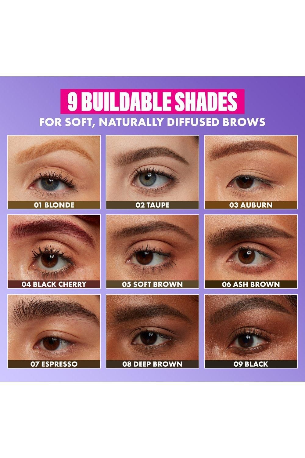 NYX Professional Makeup Powder Louder Brow Pencil 12HR Wear Buildable Micro-Fibres Deep Brown image 2