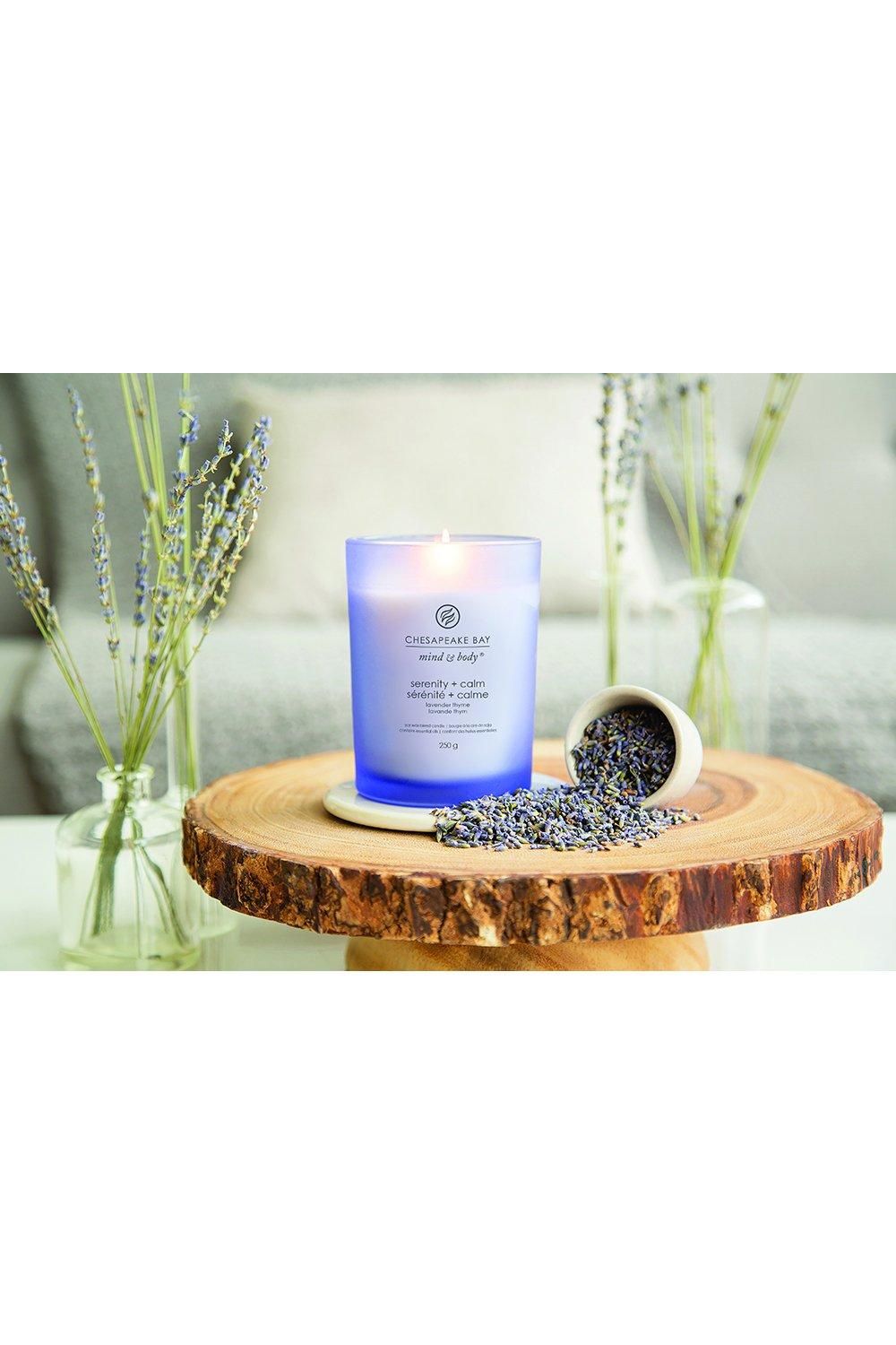 Chesapeake Bay Serenity + Calm Small Candle Purple image 4