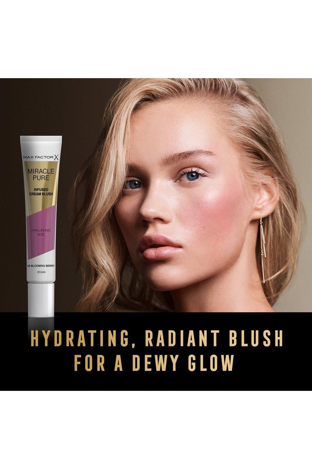 Max Factor Miracle Pure Infused Cream Blush Blooming Berry image 5