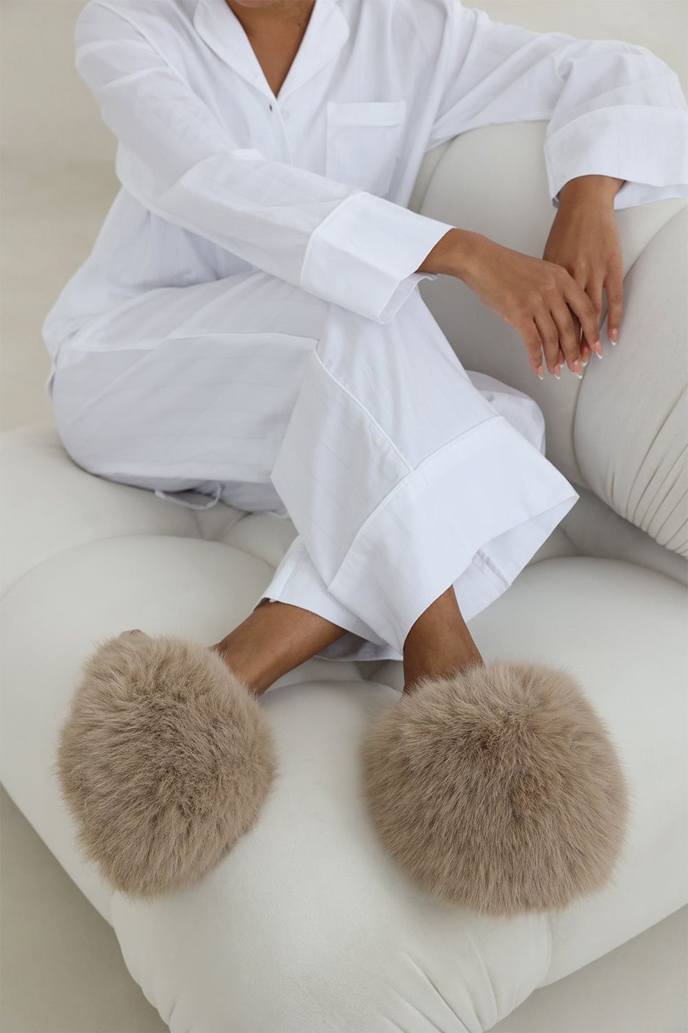 Where's That From 'Keira' Ultimate Fluffy Faux Fur Mule Slippers image 6