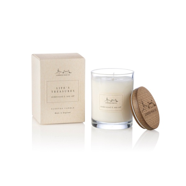 The London Wax Company Cedarwood & Sea Salt Lidded Candle 227g
