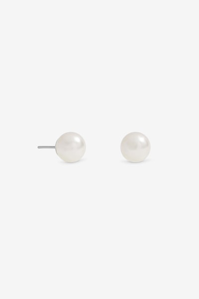 Jon Richard Cream Small Pearl Earrings