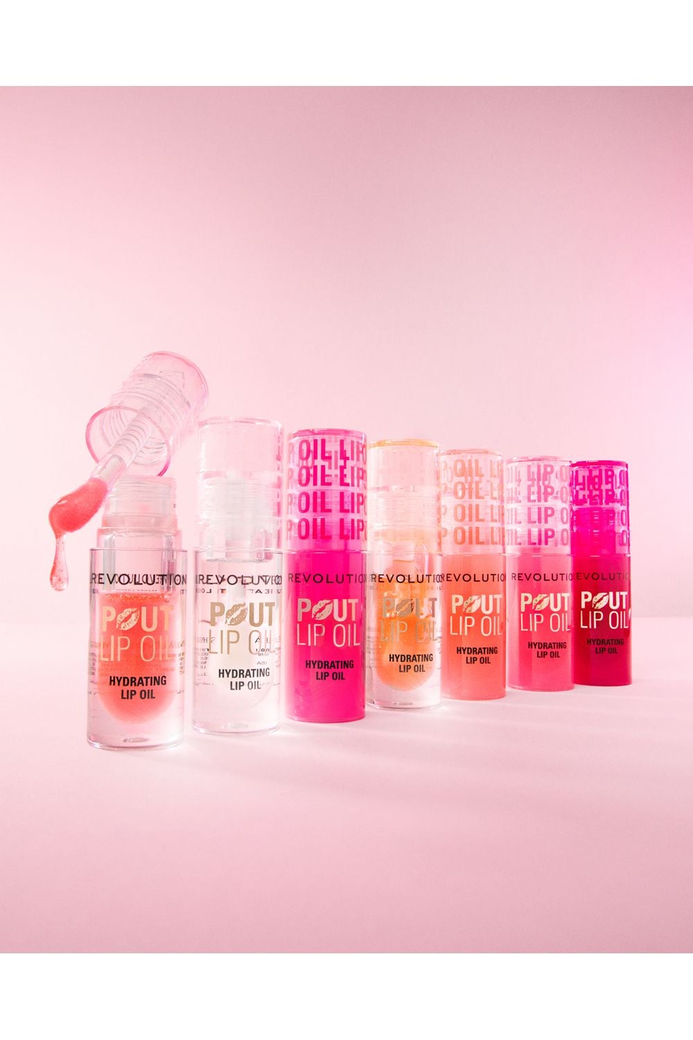 Revolution Pout Lip Oil Honey Shimmer image 5