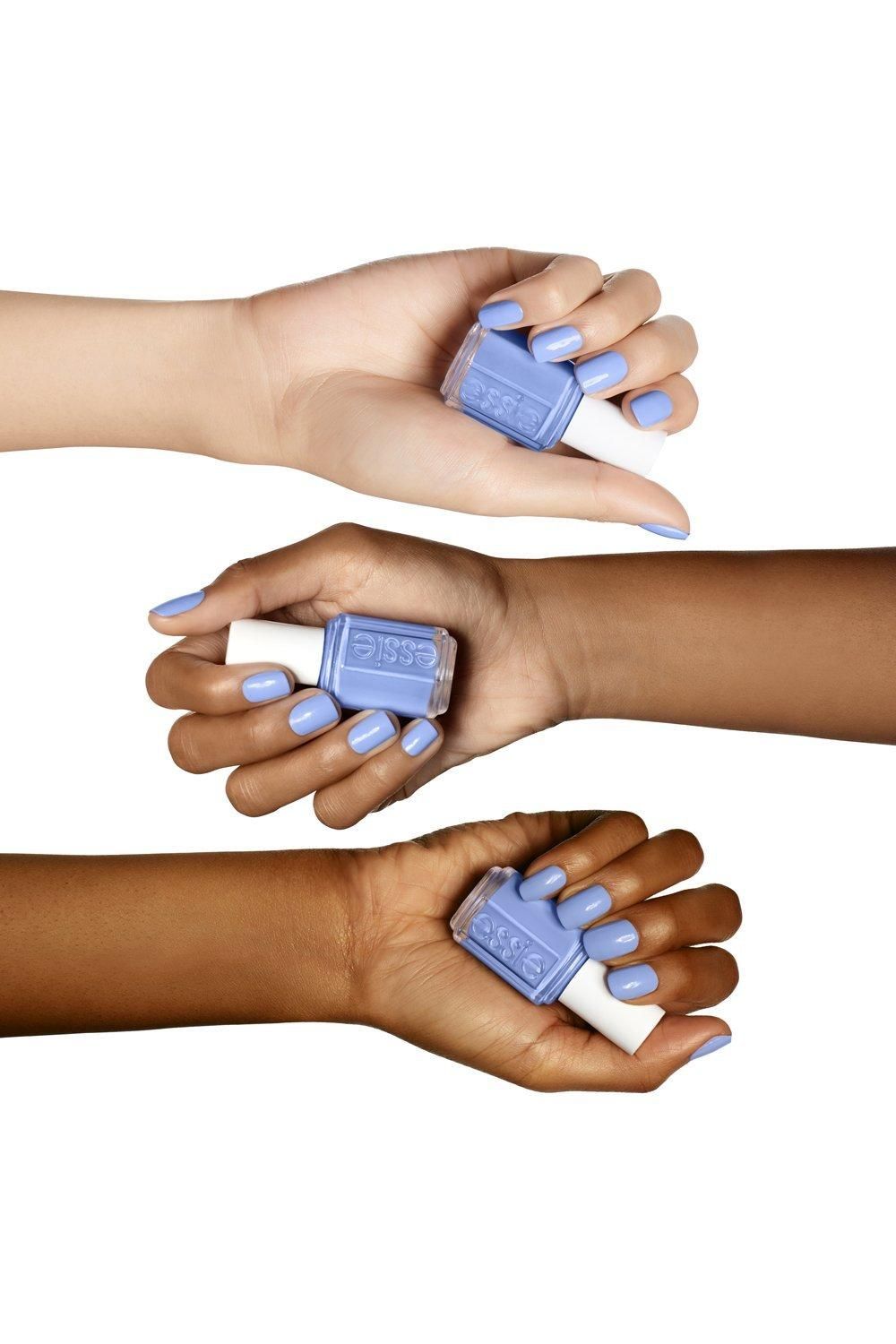 Essie Nail Polish Original High Shine and High Coverage Bikini So Teeny Baby Blue image 3