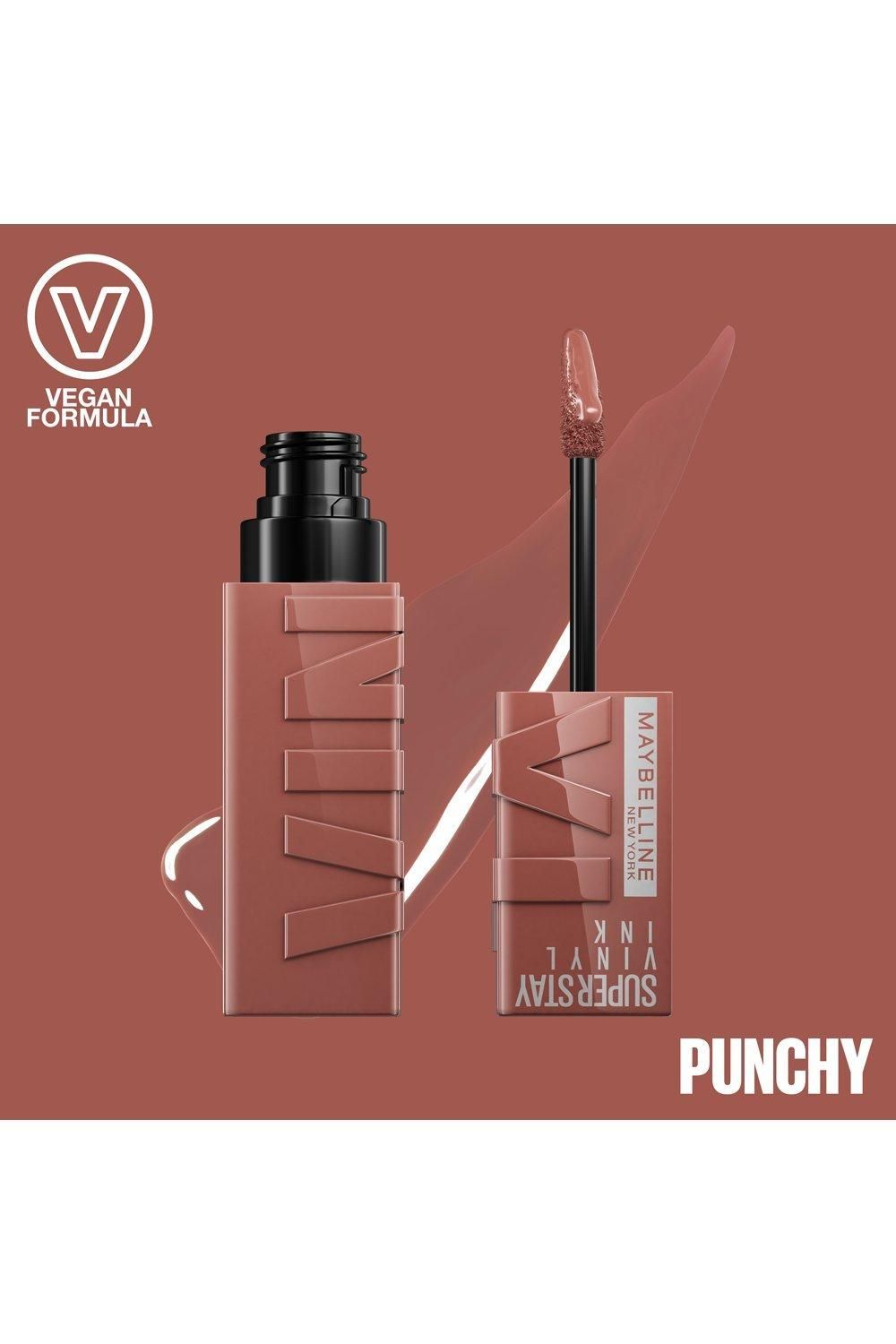Maybelline SuperStay Vinyl Ink Long Lasting Liquid Lipstick, Shine Finish 120 Punchy image 3