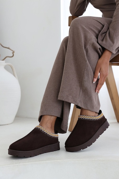 Where's That From 'Ivana' Cosy Faux-Suede Fur Lining Low Ankle Boot