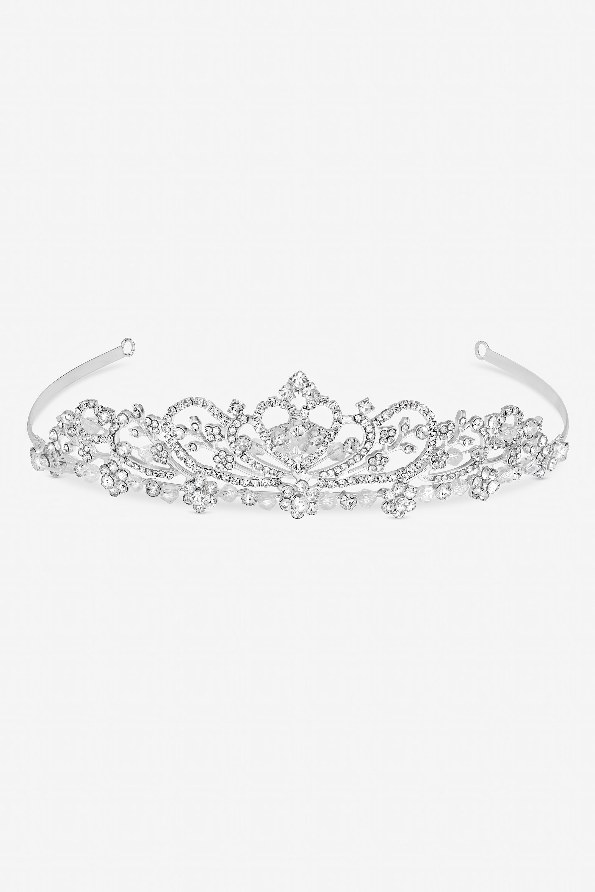 Jon Richard Iris Raised Diamante Tiara - Gift Pouch