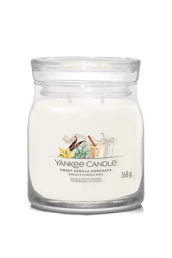Yankee Candle Signature medium jar sweet vanilla horchata Multi