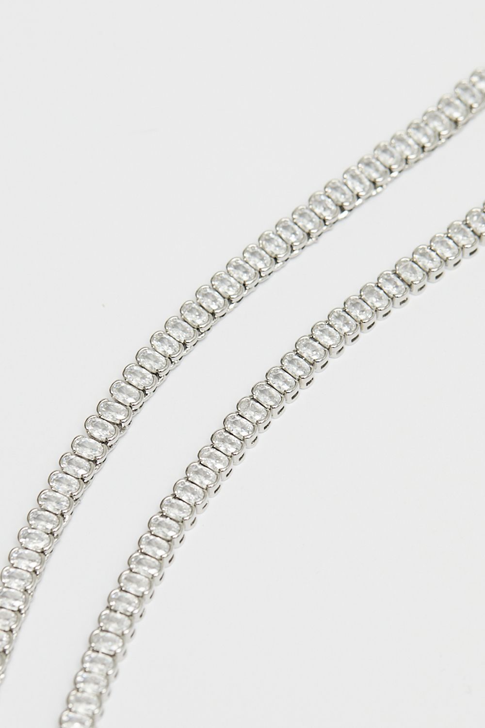 Jon Richard Rhodium Plated Cubic Zirconia Zirconia Allway image 3