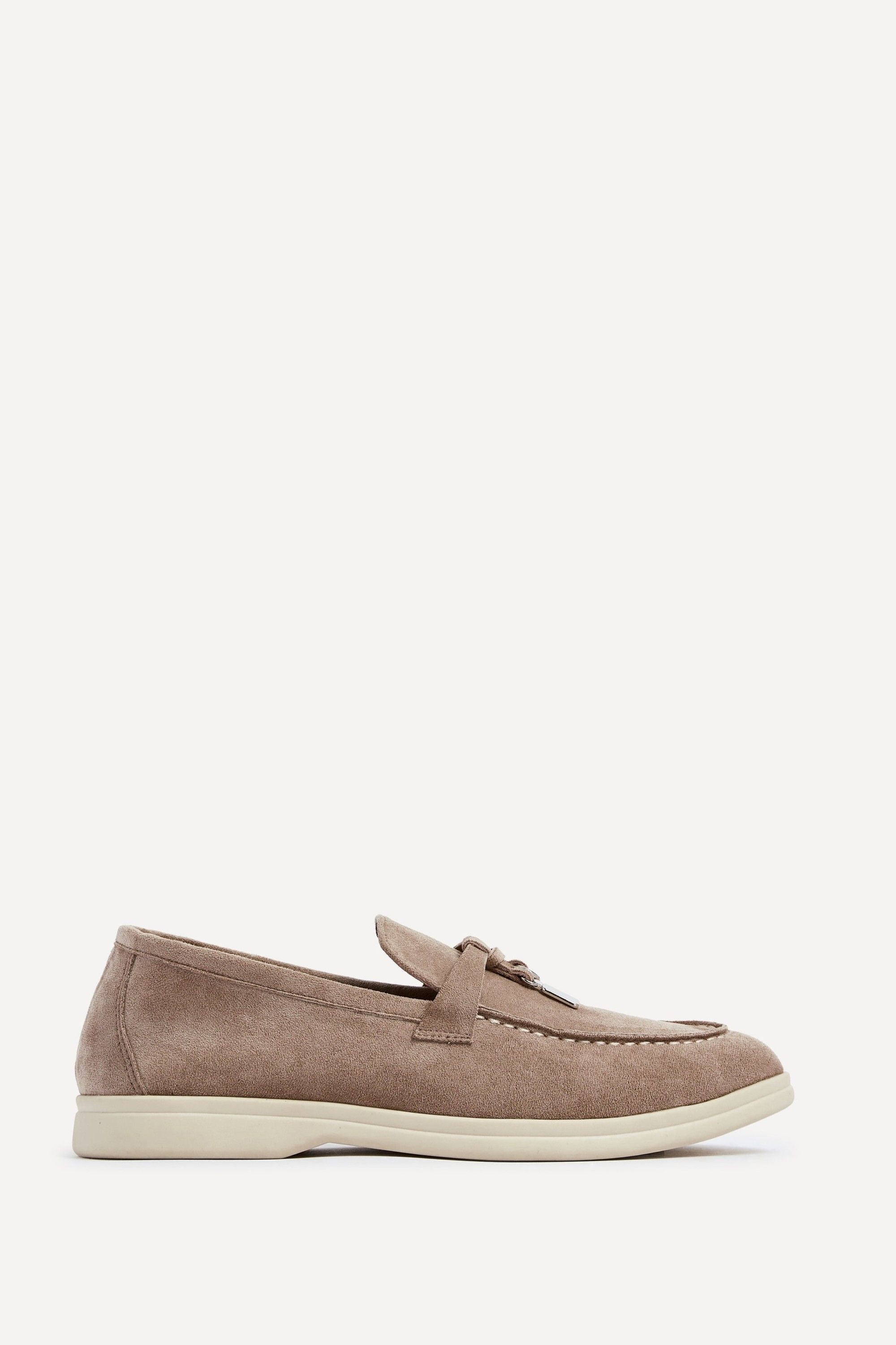 Linzi Alette Mocha Faux Suede Slip On Loafers image 1