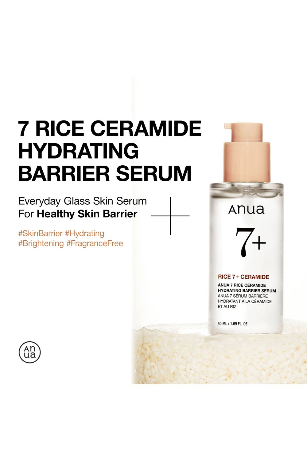Anua 7 Rice Ceramide Hydrating Barrier Serum 50ml Multi image 2