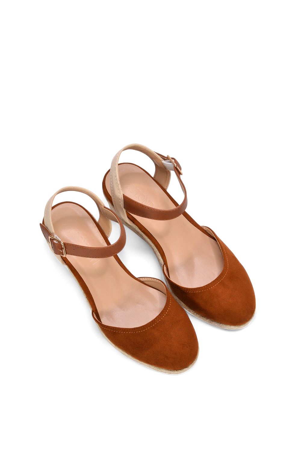 XY London 'Joey' Closed Toe Ankle Strap Espadrille Wedge Platform Shoes image 6