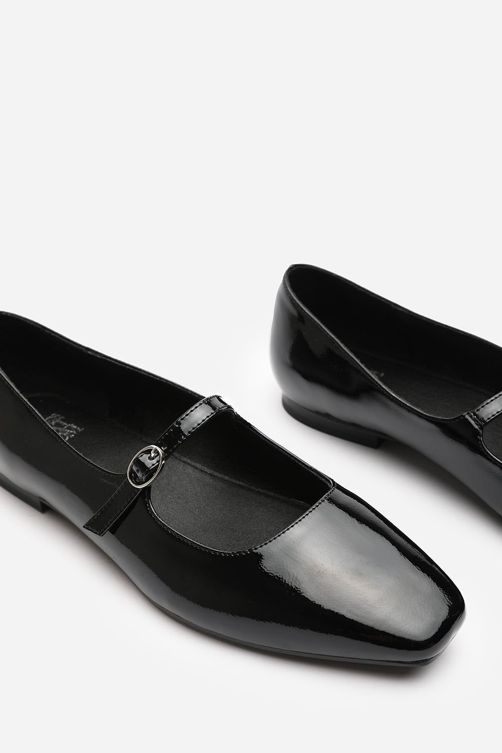 Where's That From 'Jordan' Wide Fit Mary Jane Flats With Buckle Strap Suede image 4