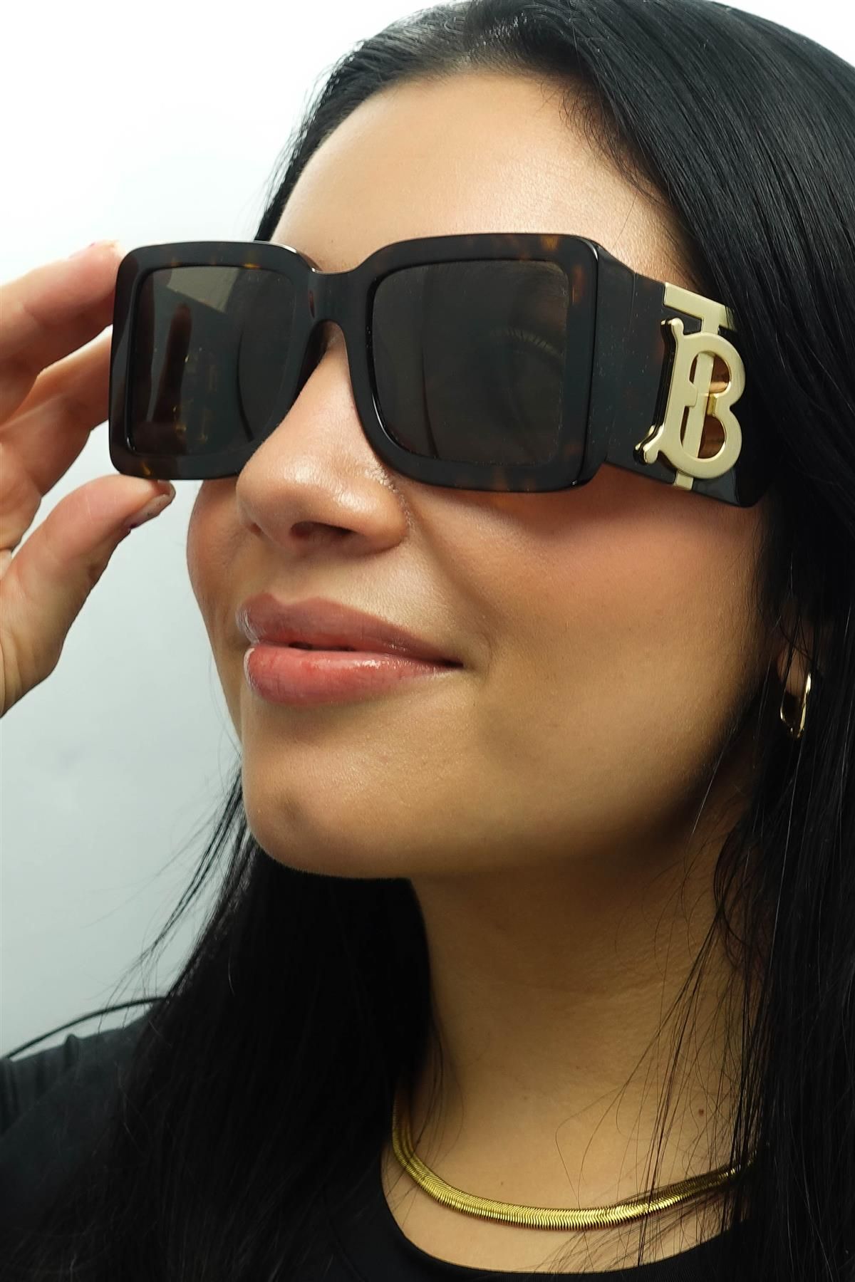 Burberry Square Dark Havana Dark Brown BE4406U image 5