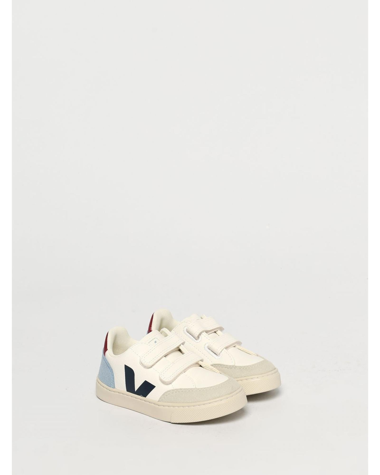 Veja V10 Kids Velcro Sneaker - Multicolor Footwear image 2
