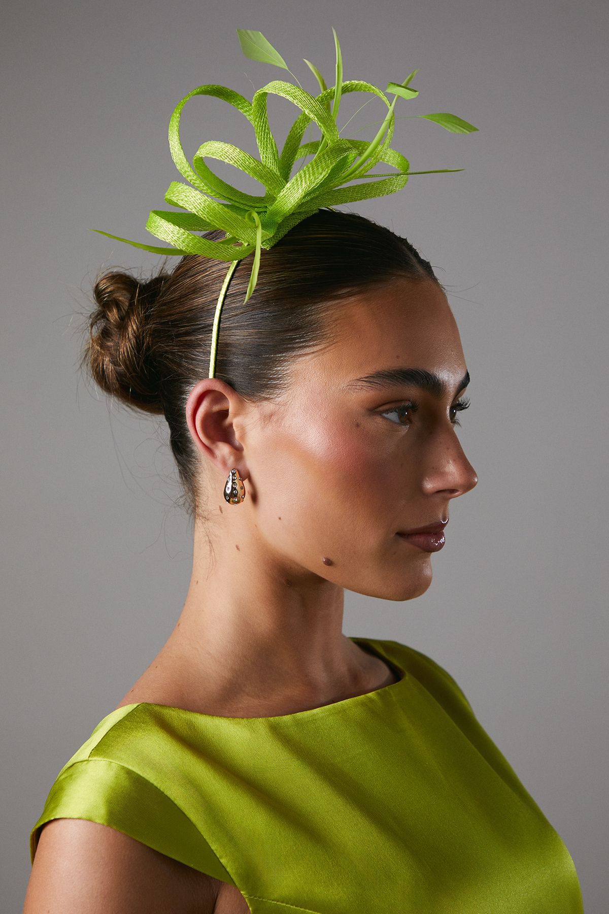 Coast Loop Headband Fascinator Lime image 1