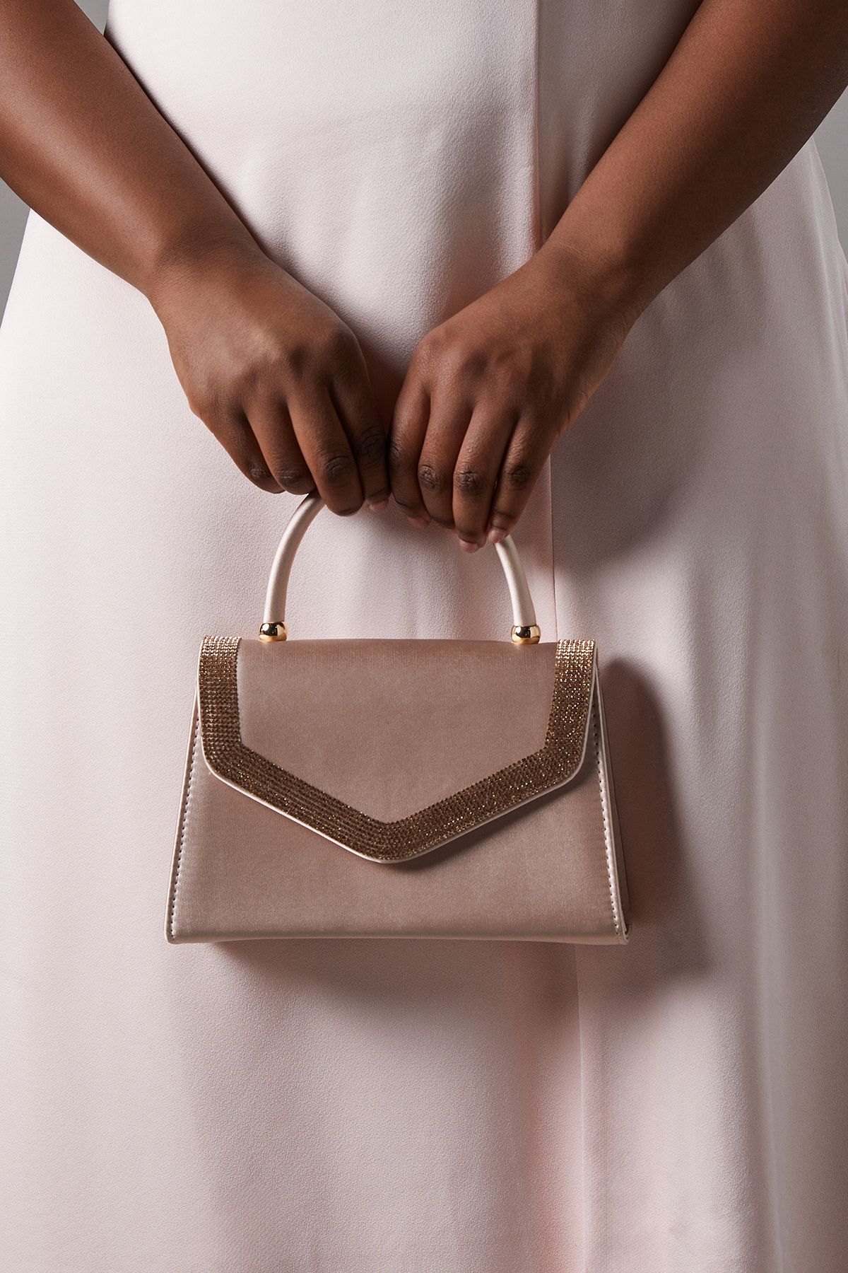 Coast Angel Embellished Top Handle Grab Bag Champagne image 3