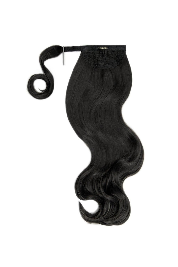 Lullabellz Grande 26" Blow Dry Wraparound Pony Natural Black
