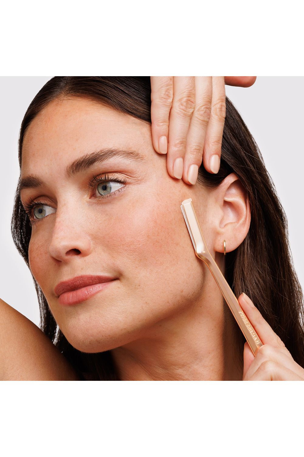 Tweezerman Facial Razor Rose Gold image 2