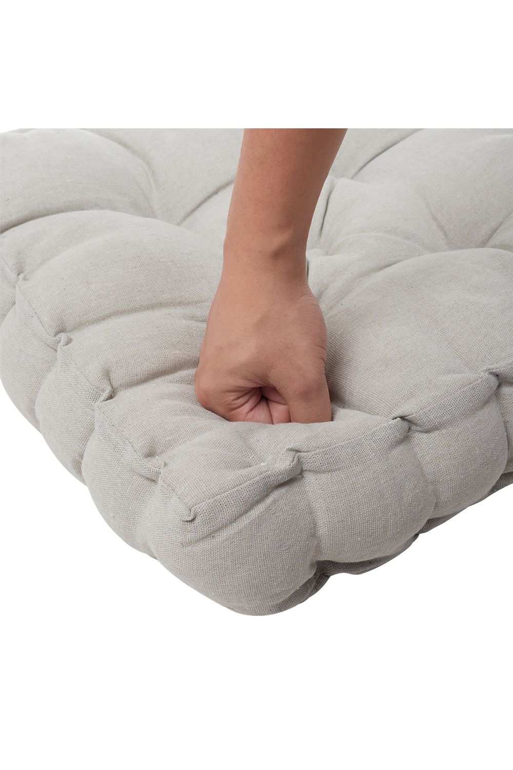 Living and Home Garden Armchair Cotton-Linen Cushion Chair Pad with Handle image 8