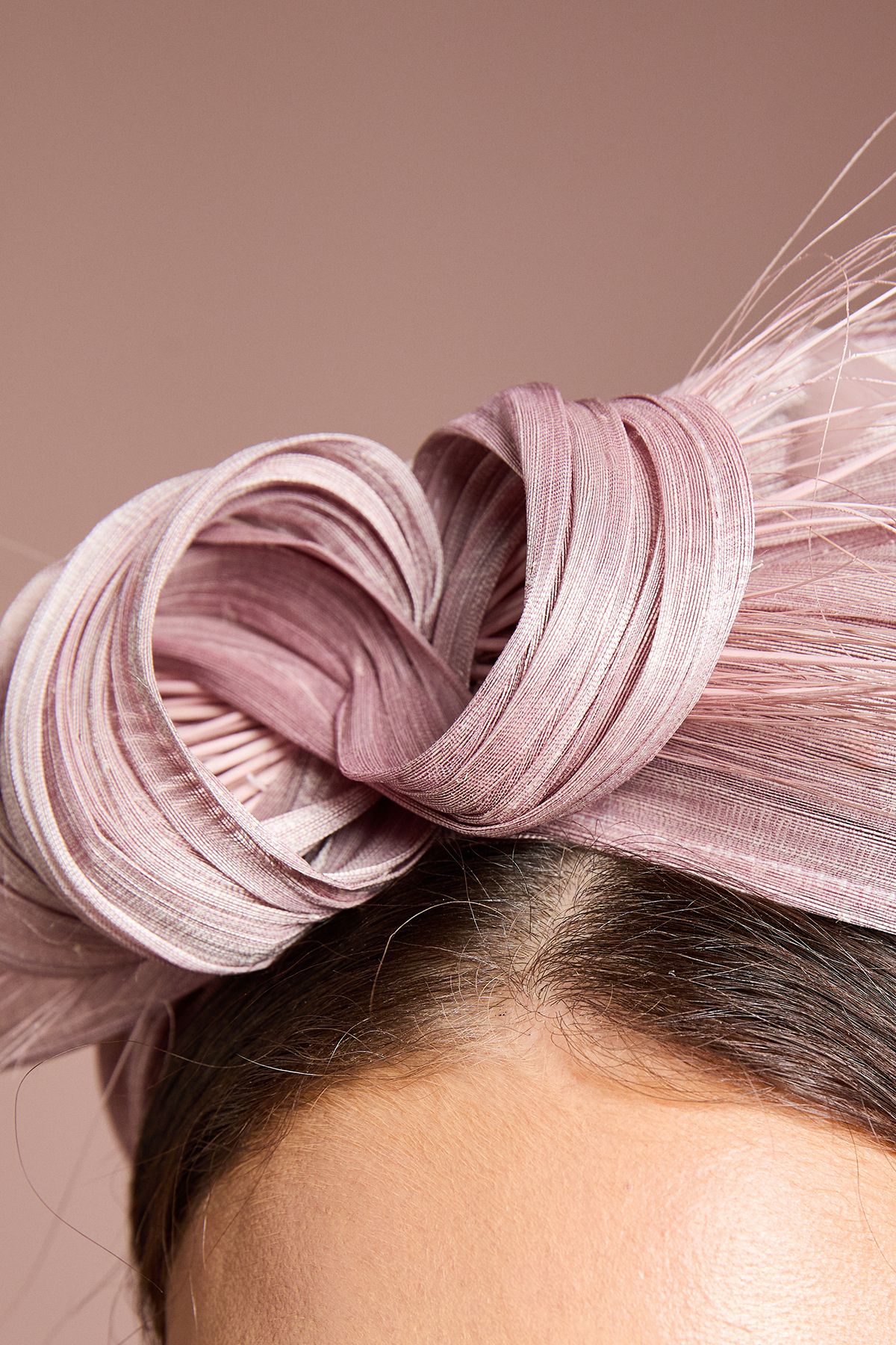 Coast Lisa Tan Bow Detail Fascinator Blush image 3