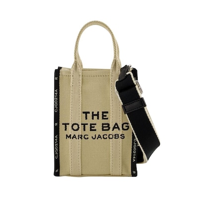 Marc Jacobs The Tote Bag Canvas Handbag Wo - Beige