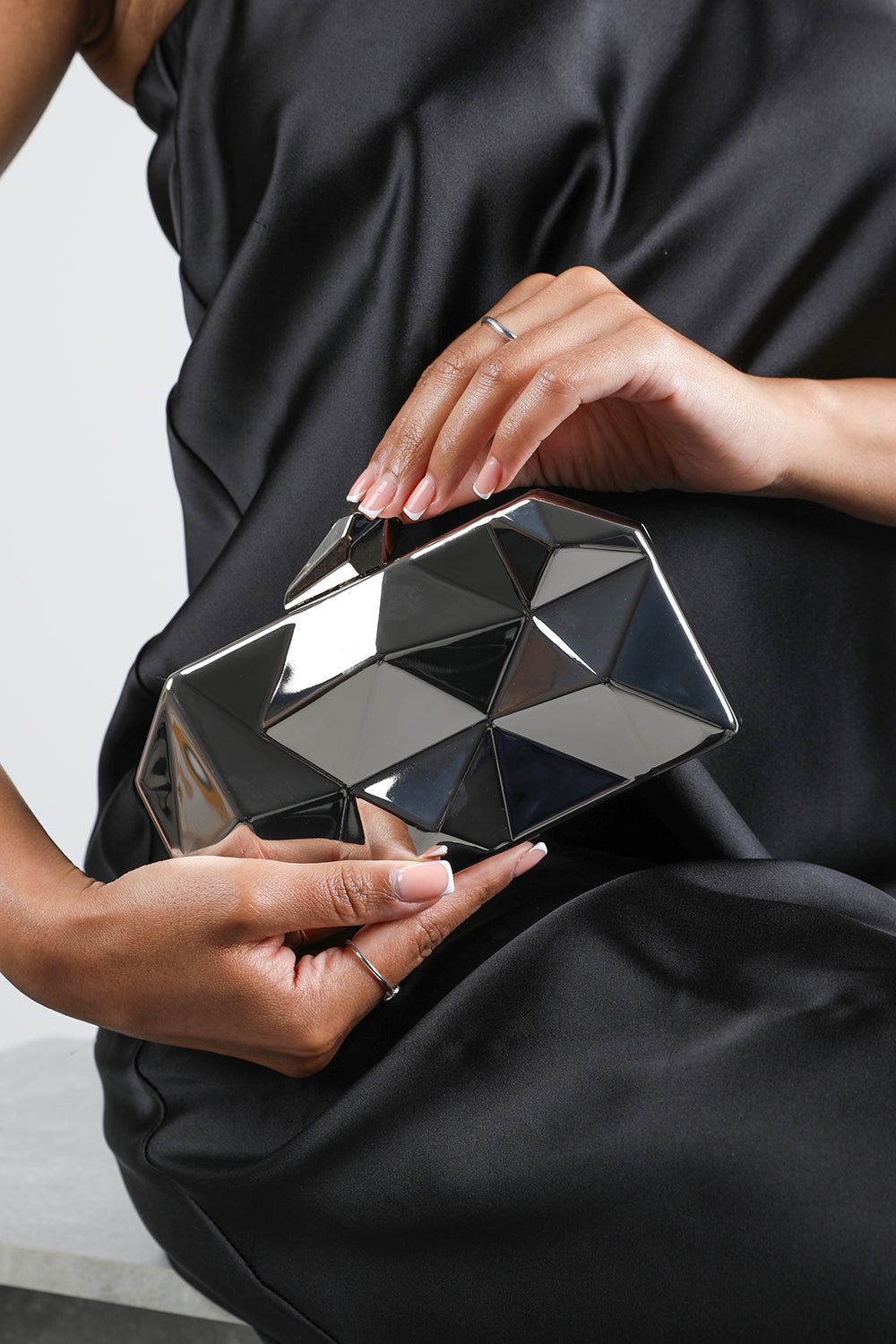 Where's That From 'Rica' Geometric Clutch Bag image 6