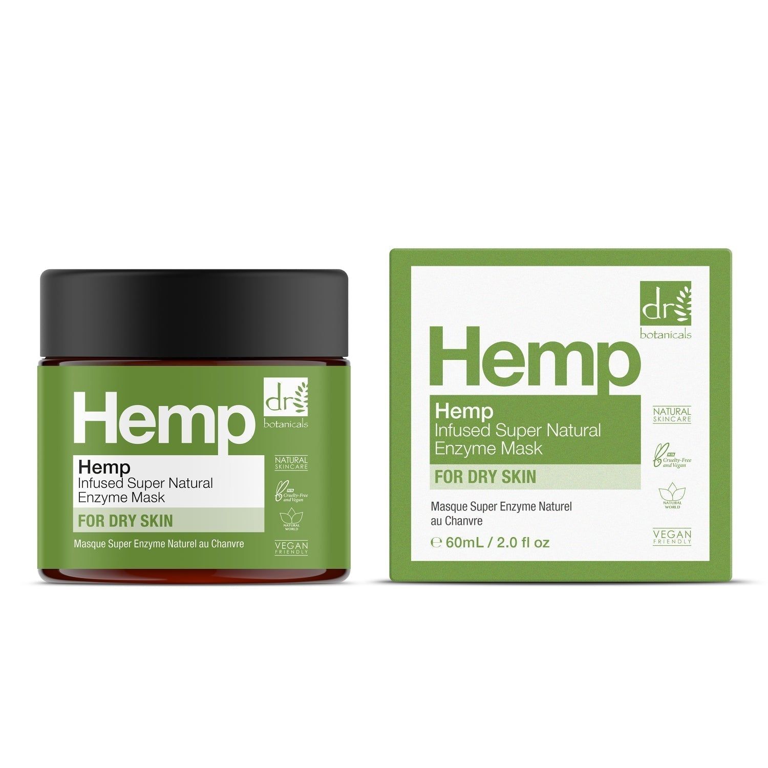 Dr. Botanicals Infused Super Natural Enzyme Mask 60ml x 2 Duo Pack image 2