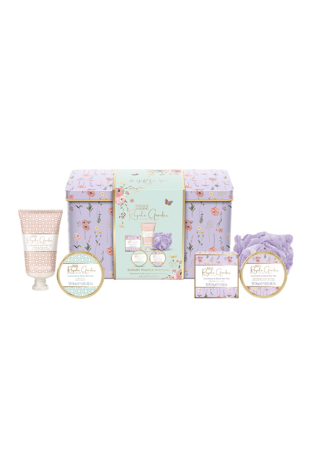 Baylis & Harding Royale Garden Luxury Pamper Keepsake Tin Gift Set Multi image 3