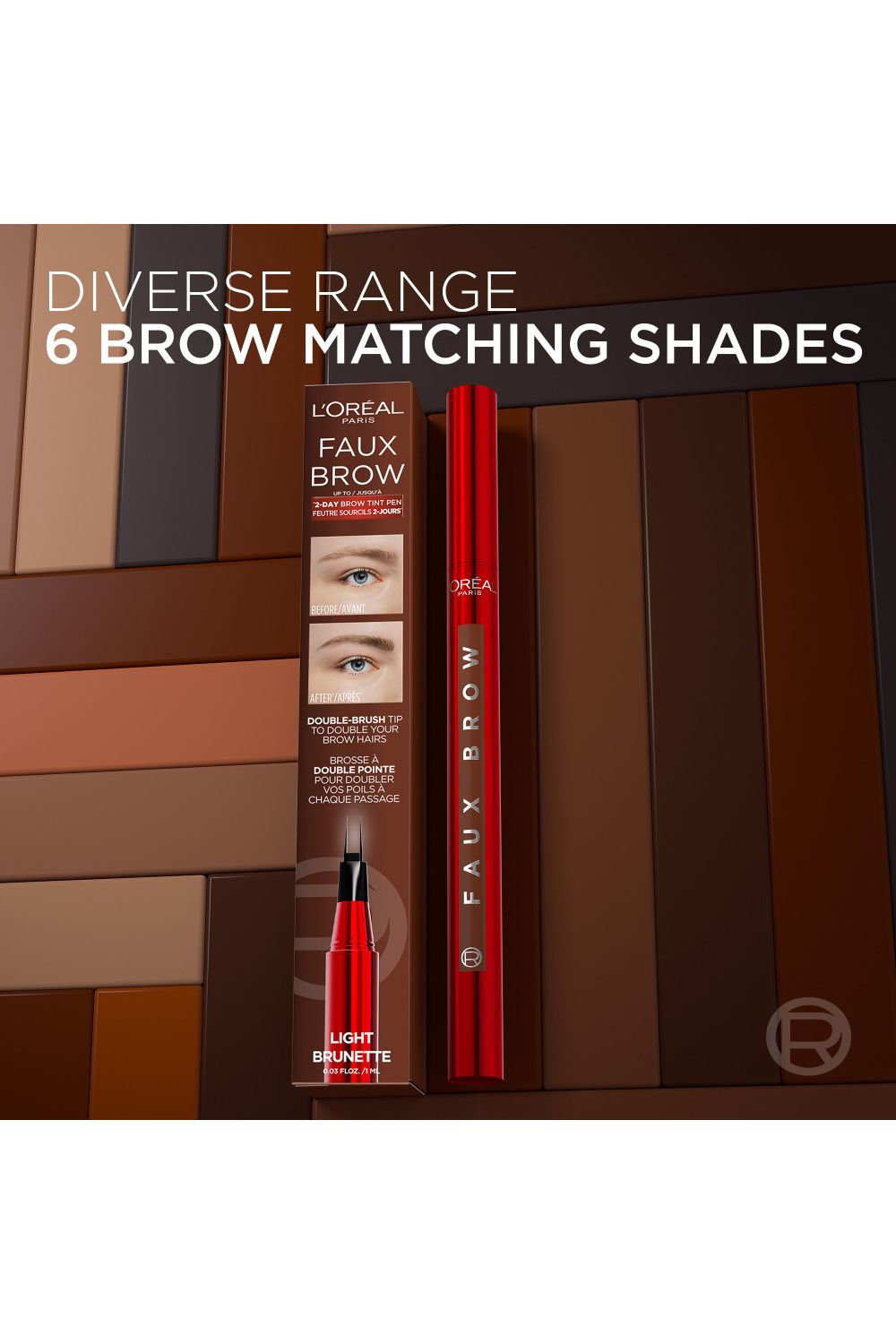 L'Oréal Paris Infallible Faux Brow, Up To 2-Day Brow Tint Pen 1ml Brunette image 9