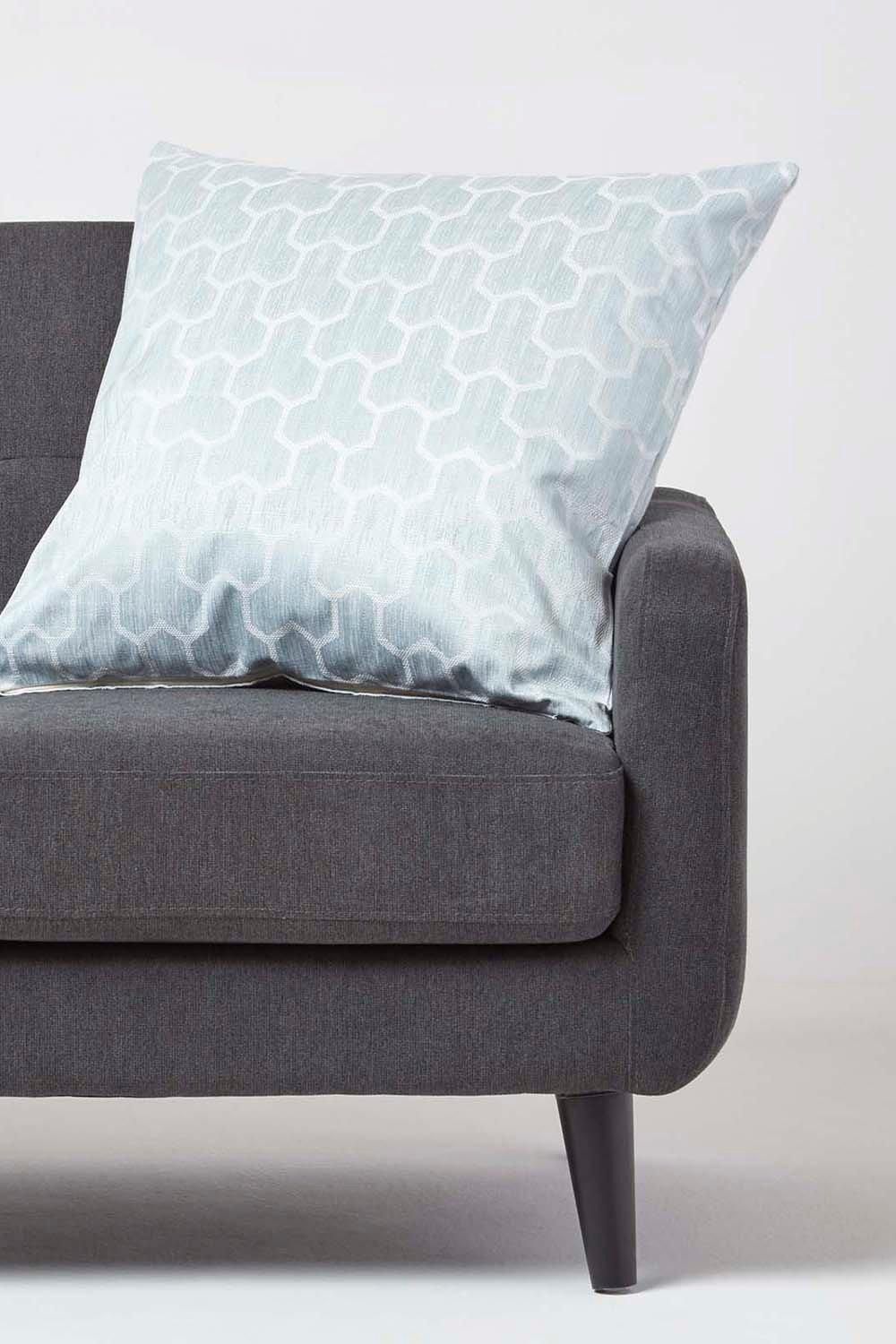 Homescapes Geometric Jacquard Cushion Cover image 2