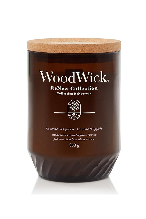 Woodwick Lavender & Cypress Renew Large Candle Multi