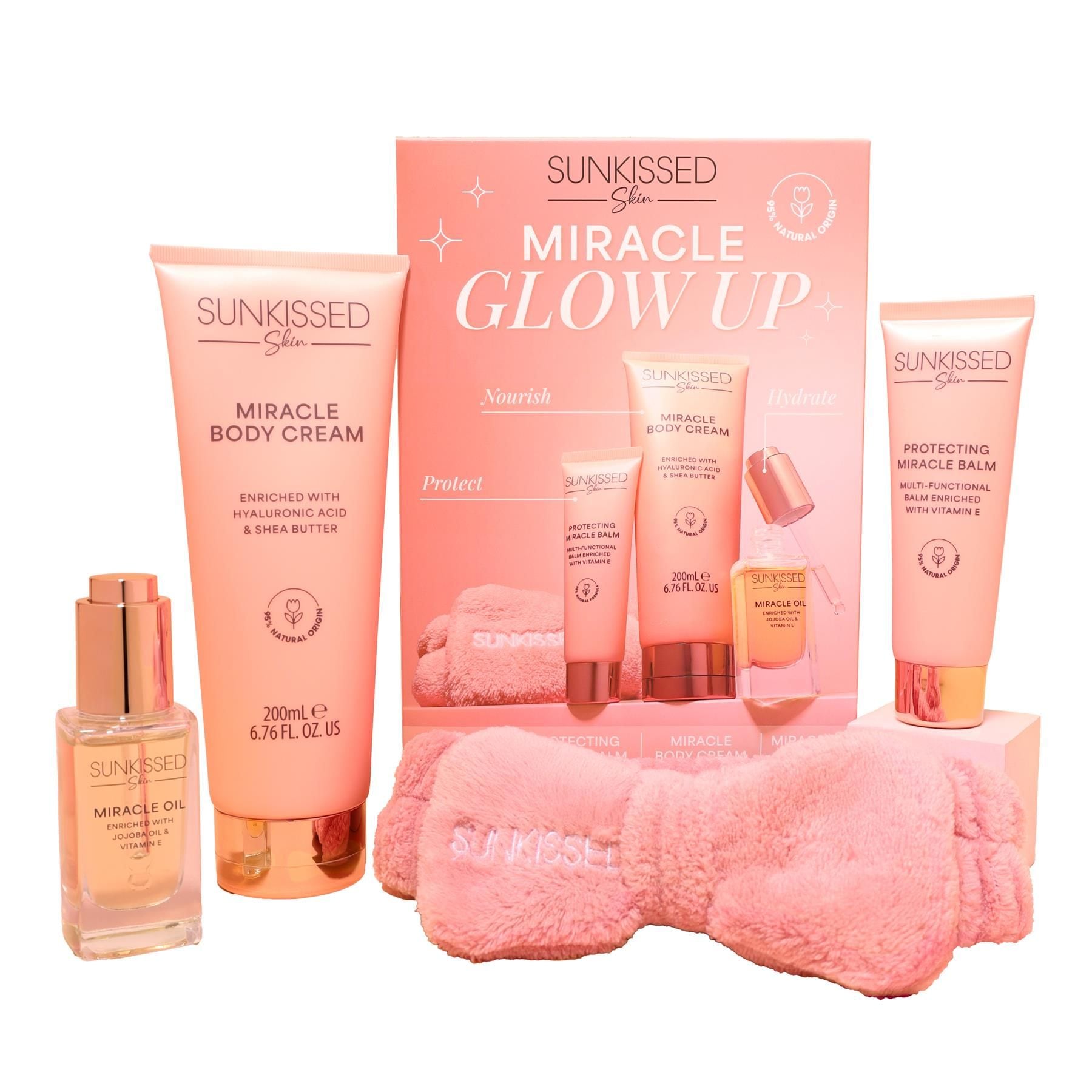 Sunkissed Miracle Glow Set – Headband, Balm 40ml, Oil 30ml, Body Cream 200ml image 2