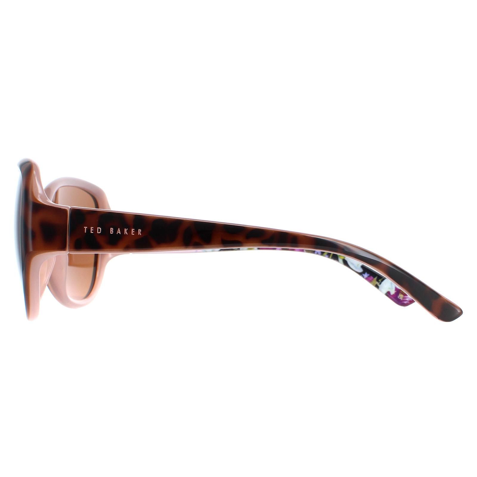 Ted Baker Oval Havana Brown Flower Print Brown TB1394 Shay image 3