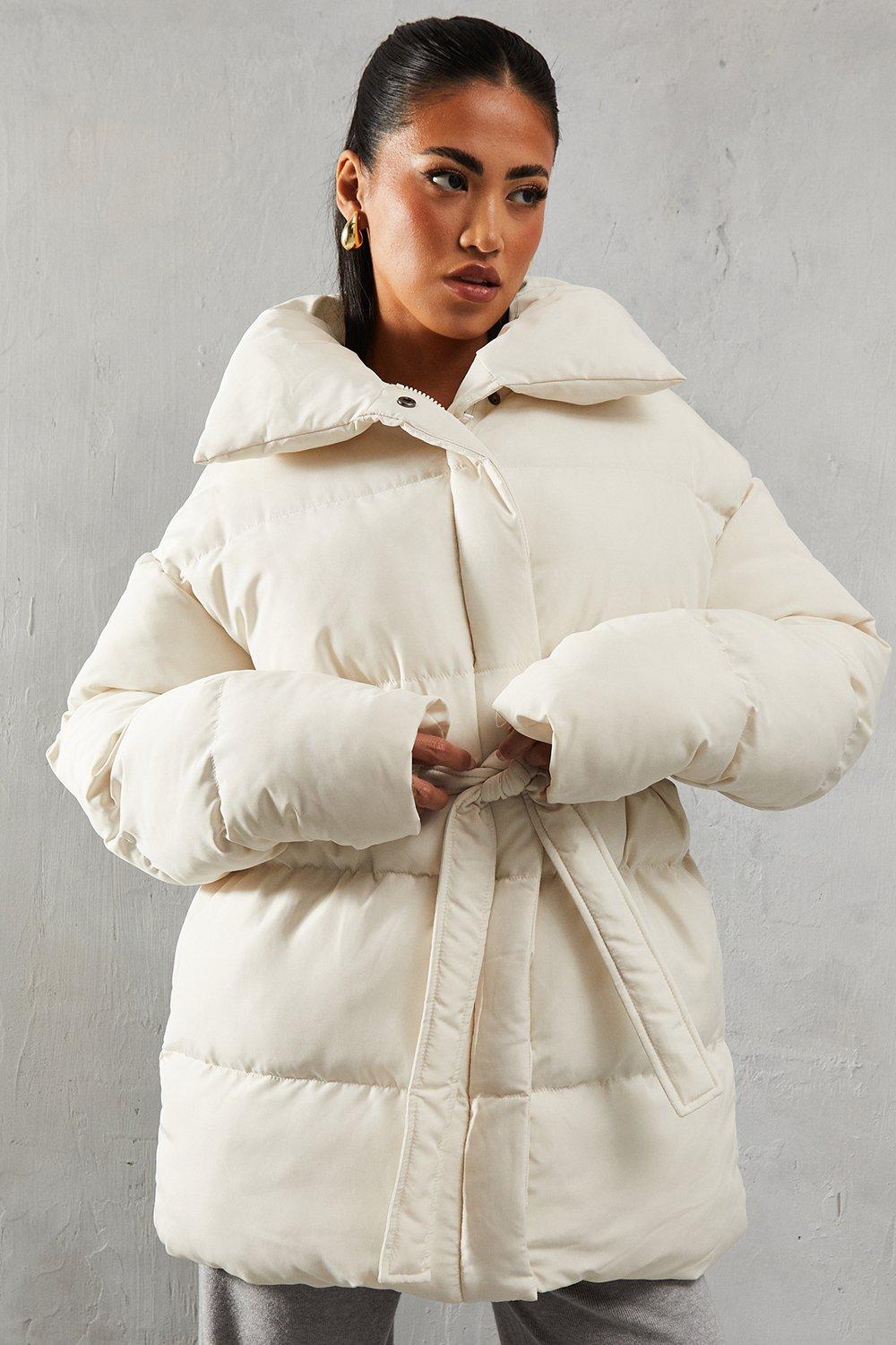 Cream Midi Padded Coat Phase Eight Dixie Long Puffer Coat