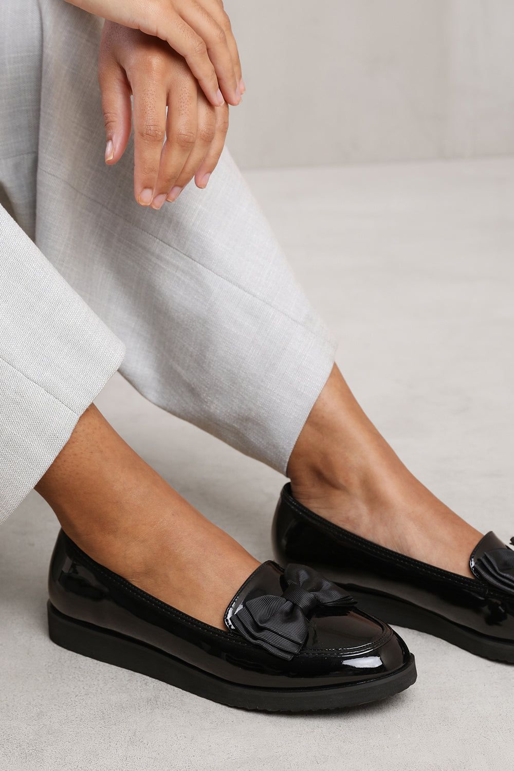 Where's That From 'Fionna' Slip On Loafer Slider With Bow Detail image 3