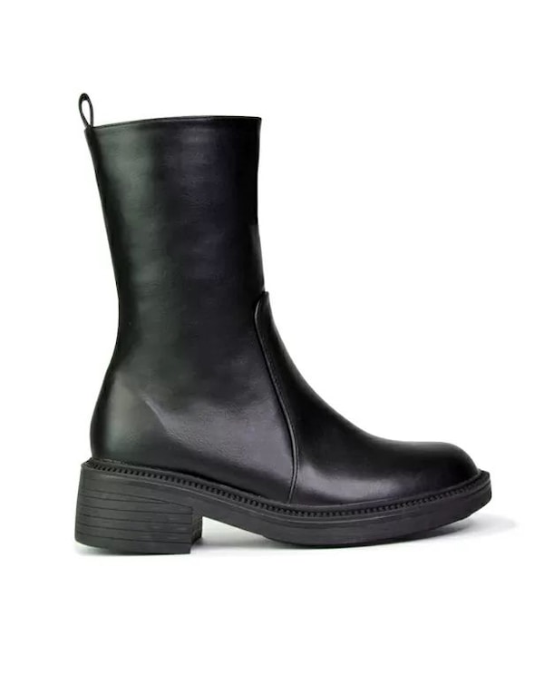 XY London 'Senna' Calf High Cleated Sole Boots