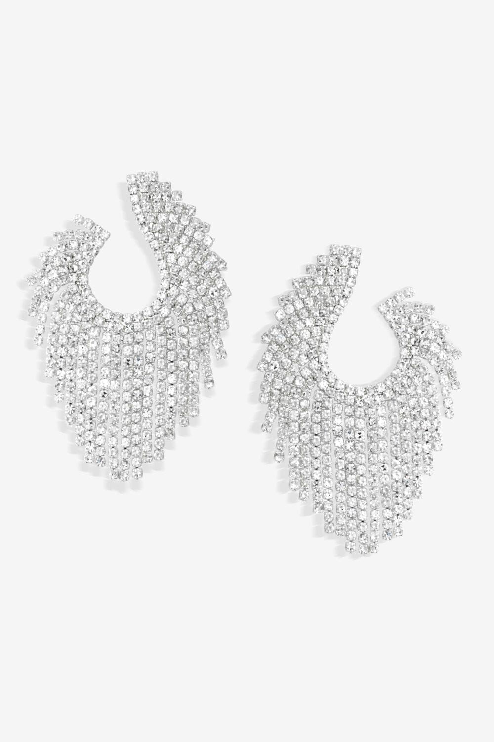 Jon Richard Crystal Open Statement Earrings image 1