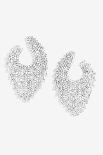 Jon Richard Crystal Open Statement Earrings