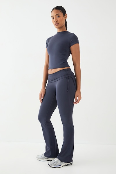 DSGN Studio DSGN Studio Ultra Sculpt Ruched Side Flared Legging Midnight