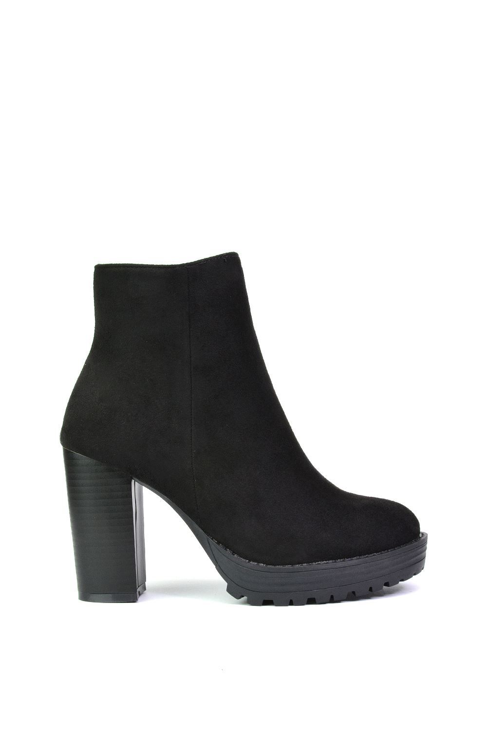 XY London 'Cole' Ankle Boots With Platform Heel