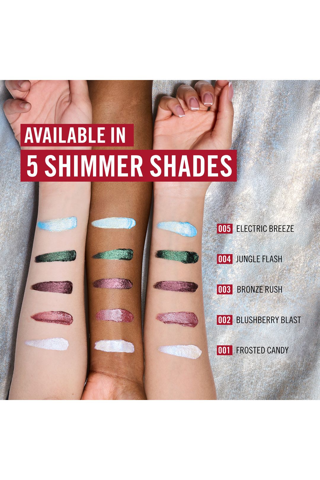 Rimmel London Thrill Seeker Multi-Chrome Gel Eyeliner 1.2g 001 Frosted Candy image 4